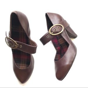 📚🦊 Seychelles women’s straps pump leather brown 9.5